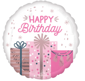 18 inch HAPPY BIRTHDAY PASTEL GIFT BOX