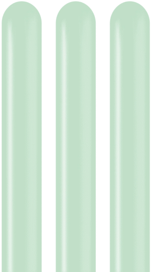 260K Kalisan Twisting Latex Balloons Pastel Matte Macaron Green (50 Per Bag)
