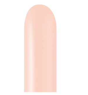 260K Kalisan Twisting Latex Balloons Pastel Matte Macaron Salmon (50 Per Bag)