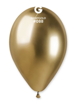 13 inch Gemar Latex Balloons Shiny Gold (25 Per Bag)