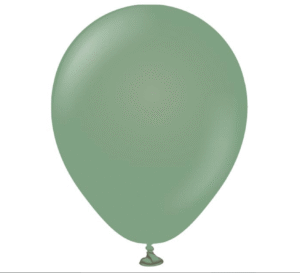 18 inch Kalisan Latex Balloons Retro Eucalyptus (25 Per Bag)