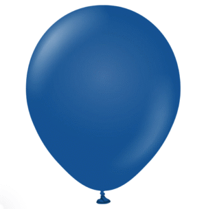 5 inch Kalisan Latex Balloons Standard Dark Blue (50 Per Bag)