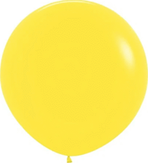 11 inch Sempertex FASHION YELLOW (100 Per Bag)
