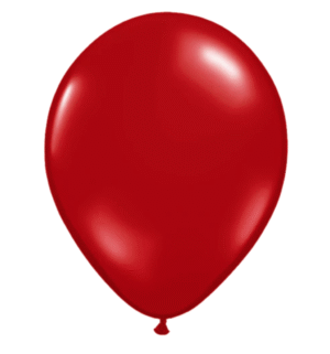 5 inch Standard Ruby Red Decomex Latex Balloons (100 Per Bag)