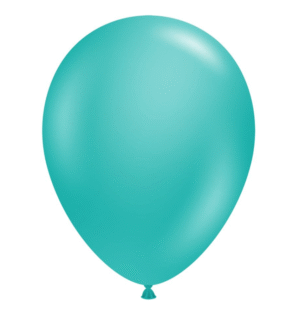 5 Inch Tuftex Latex Balloons Pastel Teal (50 Per Bag)